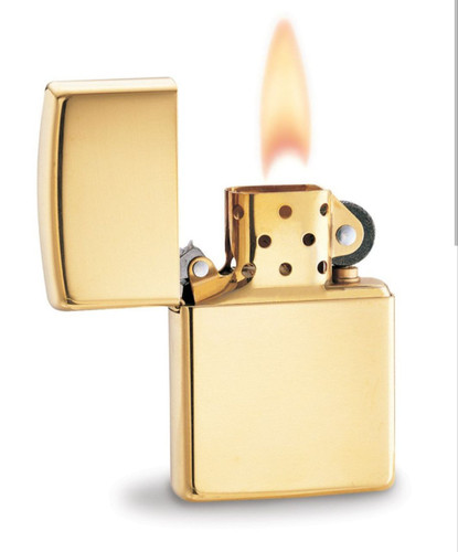 خرید فندک بنزینی Zippo طلایی