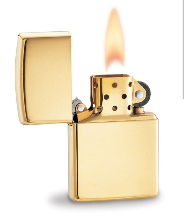 خرید فندک بنزینی Zippo طلایی