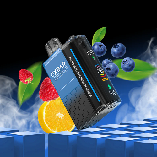 خرید پاد یکبارمصرف 30,000 پاف oxbar بلوبری تمشک لیمو
