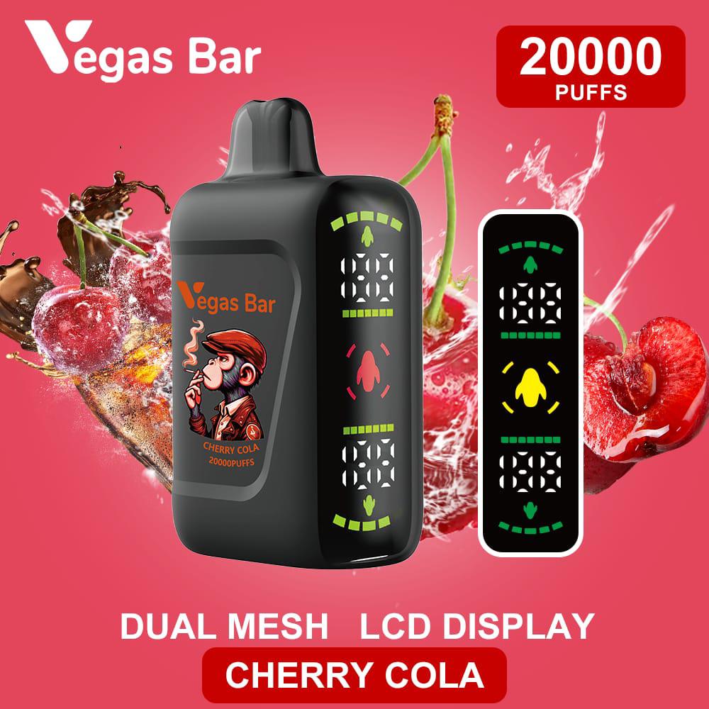 پاد یکبارمصرف 20,000 پاف vegas bar آلبالو کولا cherry cola