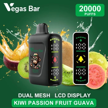 پاد یکبارمصرف 20,000 پاف vegas bar کیوی kiwi passion fruit guava