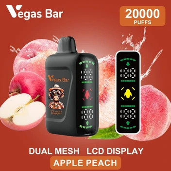 خرید پاد یکبارمصرف 20,000 پاف vegas bar سیب هلو apple peach
