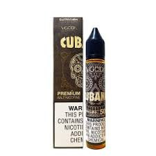 سالت سیگار برگ کوبایی وانیلی 50 میلی گرم ویگاد/// VGOD Salt cubano gold 50 mg