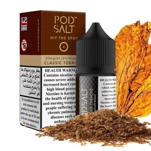 سالت نیکوتین پاد سالت تنباکو کلاسیک حجم 30 میلی لیتر نیکوتین 20 میلی گرم