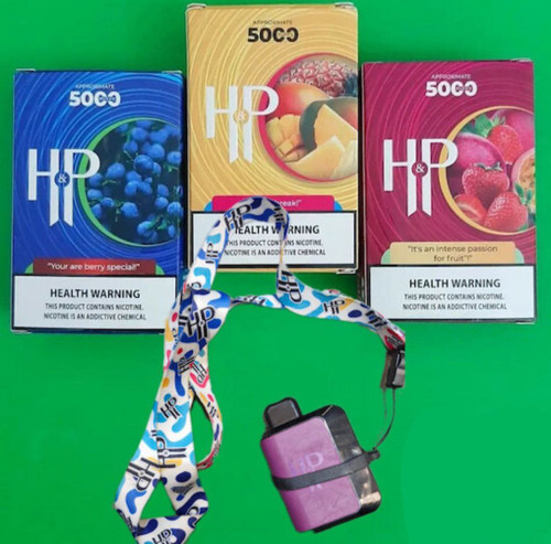 خرید پاد یکبارمصرف 5000 پاف HP ادامس نعنایی