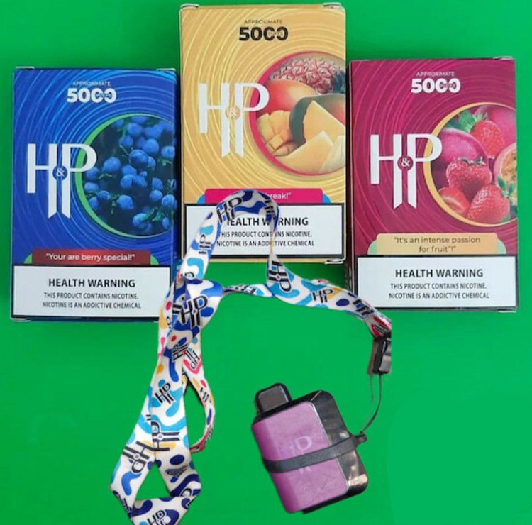 خرید پاد یکبارمصرف 5000 پاف HP ادامس نعنایی