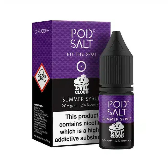 سالت آناناس انگور لیموناد پادسالت حجم 30 میلی لیتر نیکوتین 25 میلی گرم/// Pod Salt Summer Syrup 30ml/25mg
