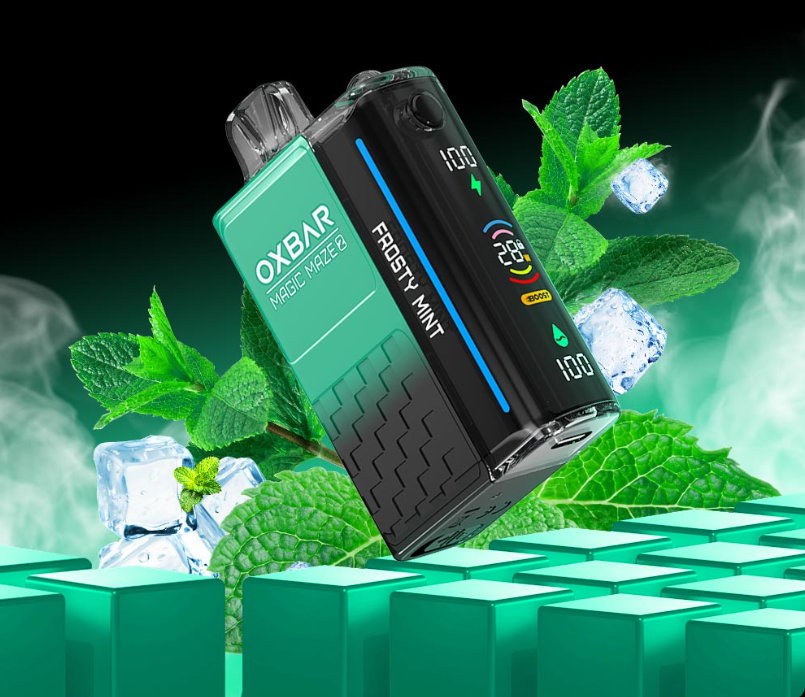 خرید پاد یکبارمصرف 30,000 پاف oxbar نعناع یخ