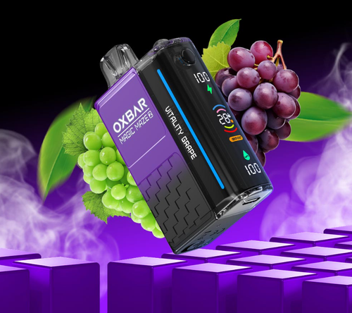 خرید پاد یکبارمصرف 30,000 پاف oxbar انگور
