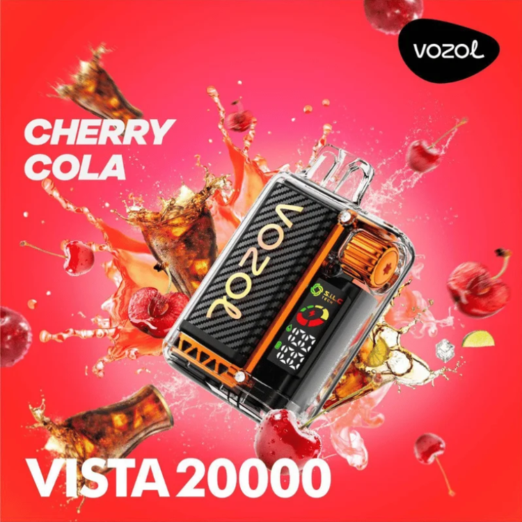 خرید پاد یکبارمصرف 20,000 پاف vozol آلبالو نوشابه