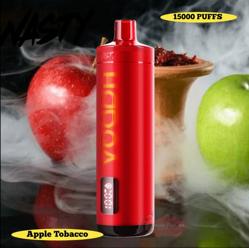 خرید پاد یکبارمصرف 15000 پاف نستی تنباکو سیب /// Tobacco apple NASTY