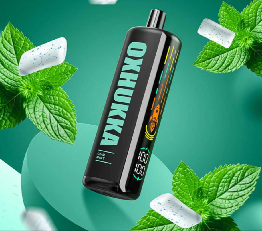 خرید پاد یکبارمصرف 25,000 پاف oxbar آدامس نعناع