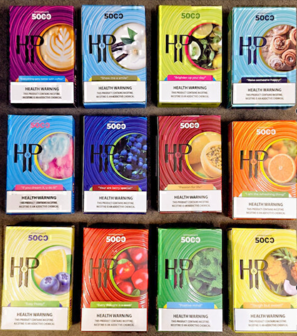 خرید پاد یکبارمصرف 5000 پاف اچ پی دو سیب