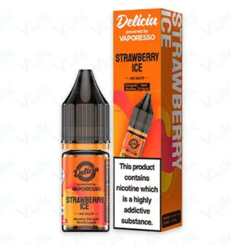 خرید سالت توت فرنگی یخ 20 میلی گرم ویپرسو