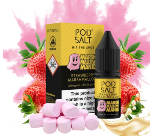 خرید سالت توت فرنگی مارشملو پادسالت حجم 20 میلی لیتر نیکوتین 20 میلی گرم