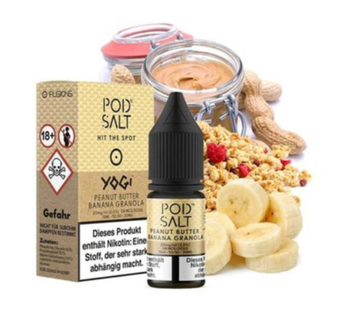 خرید سالت کره بادوم زمینی و موز پادسالت حجم 20 میلی لیتر نیکوتین 20 میلی گرم