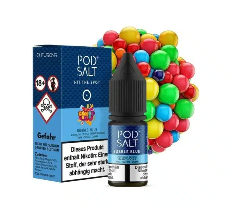 خرید سالت آدامس بادکنکی تمشک پادسالت حجم 20 میلی لیتر نیکوتین 20 میلی گرم