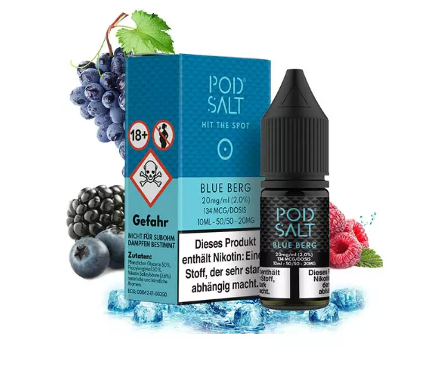 خرید سالت بلوبری پادسالت حجم 20 میلی لیتر نیکوتین 20 میلی گرم