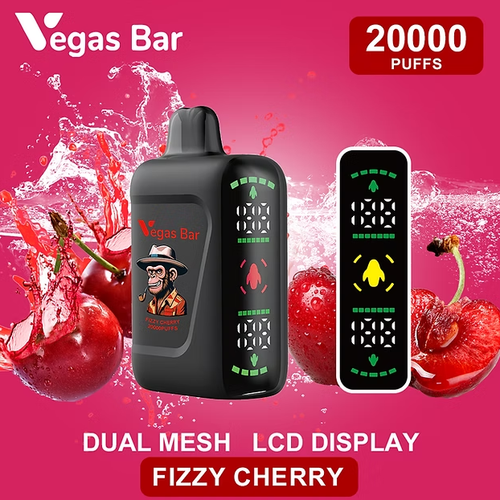 خرید پاد یکبارمصرف 20,000 پاف وگاس بار آلبالو یخ