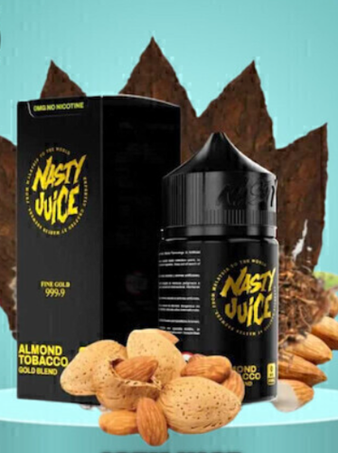 خرید جویس تنباکو بادام 6 میلی گرم نستی