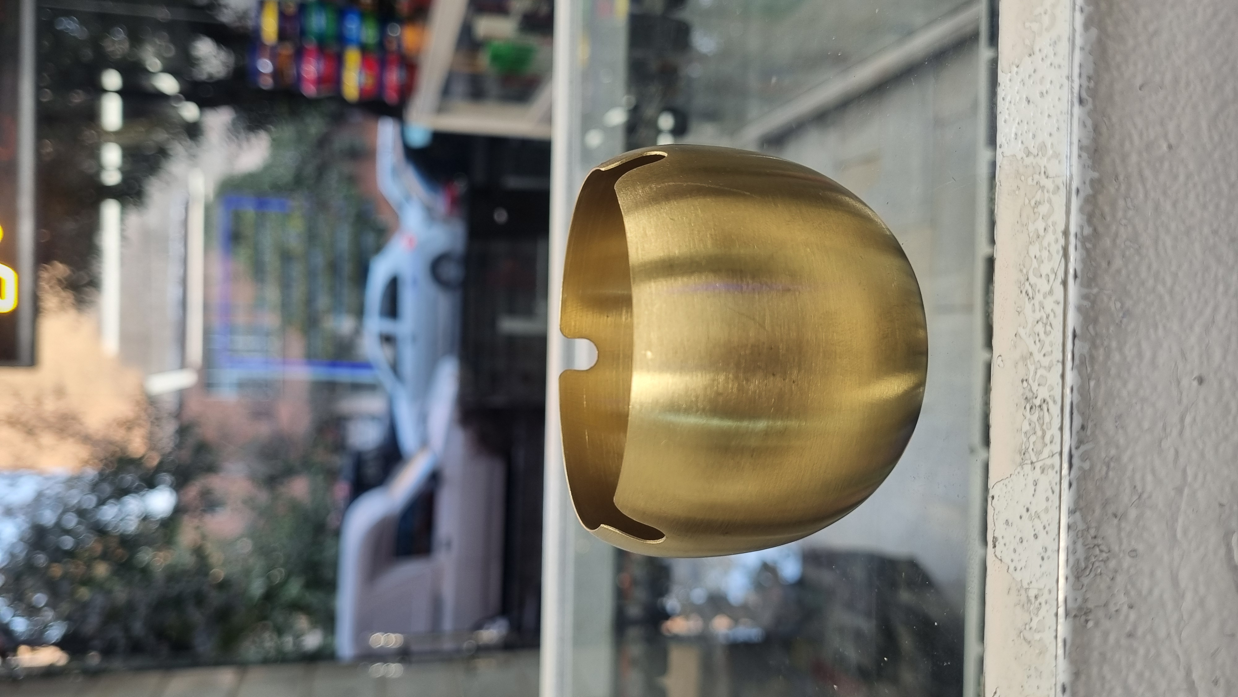 خرید زیر سیگاری فلزی گرد تپل گود 9 سانتی