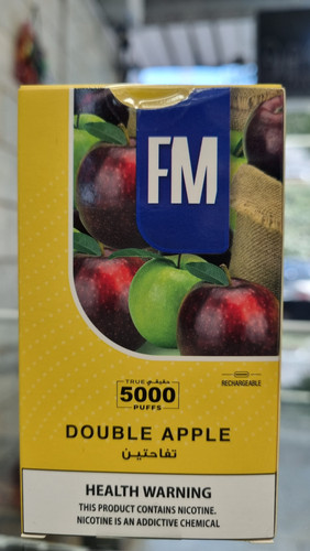 خرید پاد یکبارمصرف 5000 پاف برند اف ام دوسیب