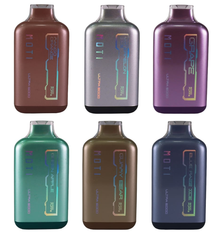 خرید پاد یکبارمصرف 6000 پاف برند موتی آلبالو موز