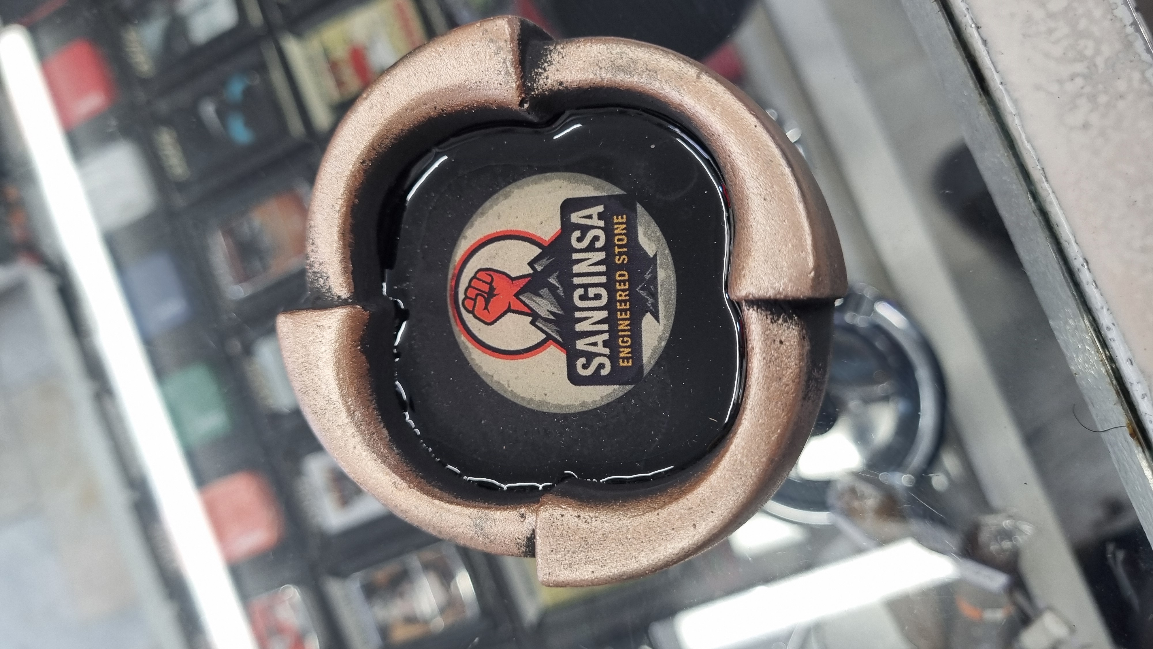 خرید زیر سیگاری سفالی طرح دار