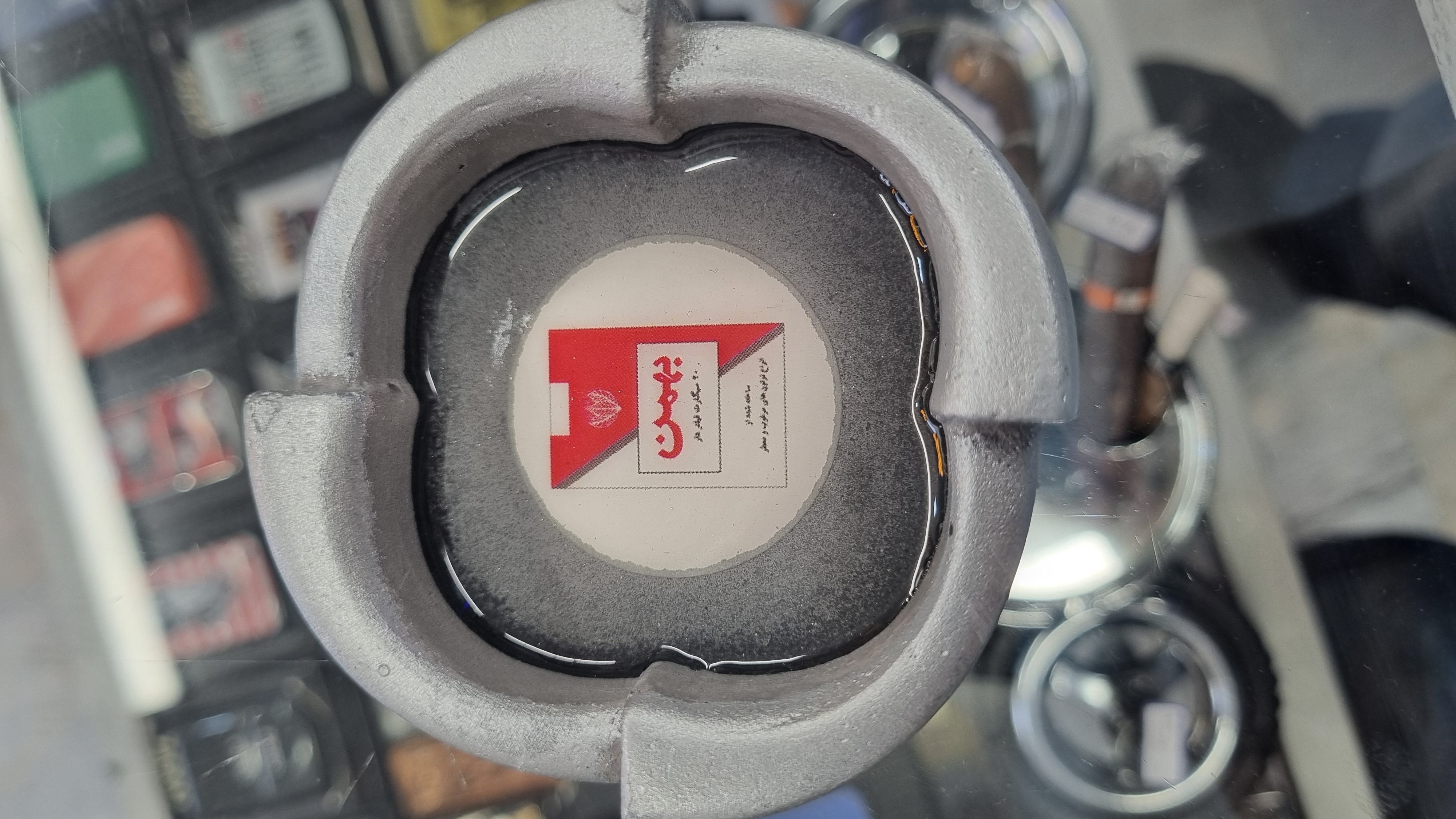 خرید زیر سیگاری سفالی طرح دار