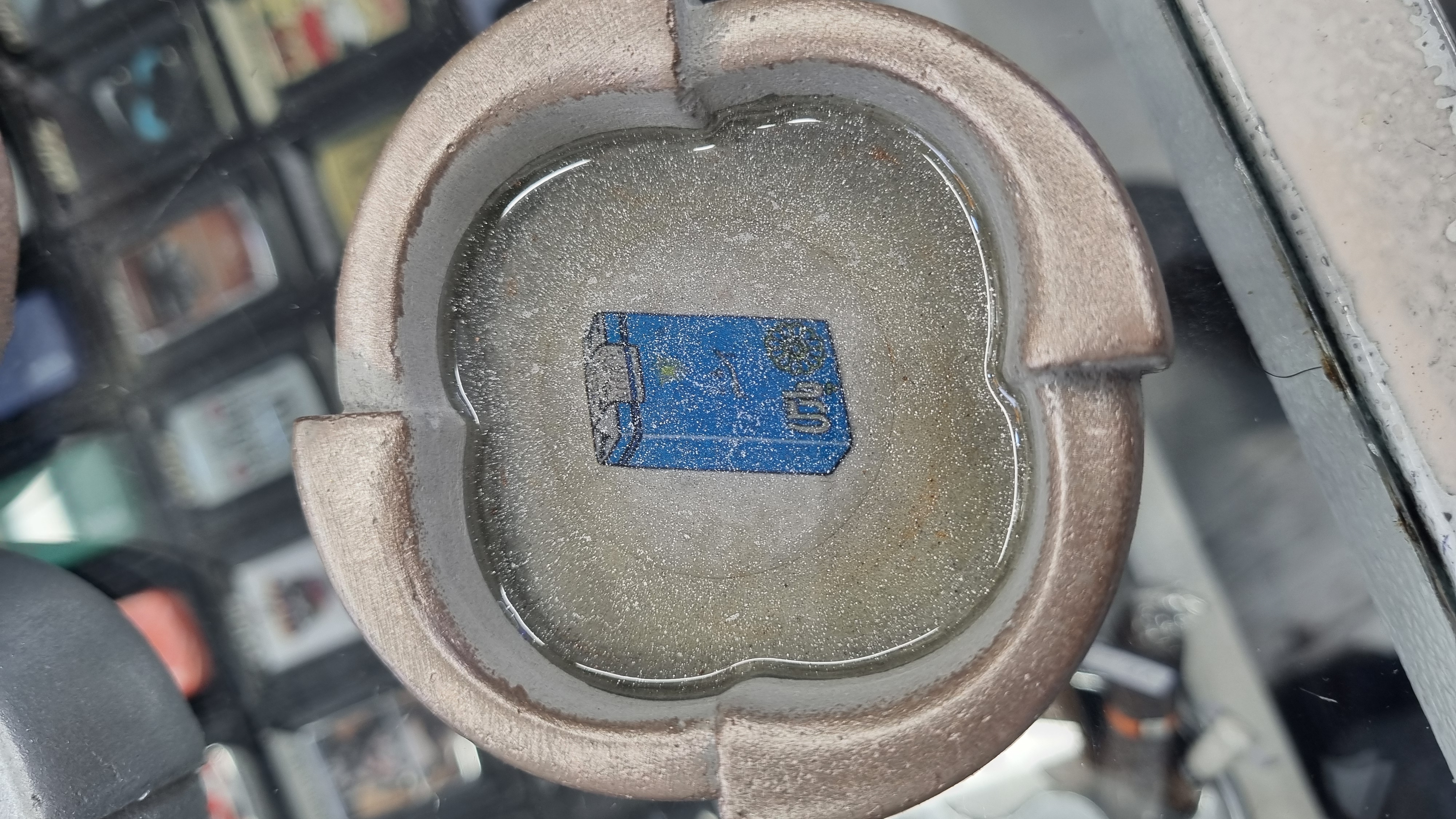 خرید زیر سیگاری سفالی طرح دار