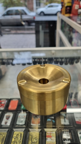 خرید زیر سیگاری فلزی طلایی