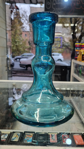 خرید شیشه قلیان فیروزه ای