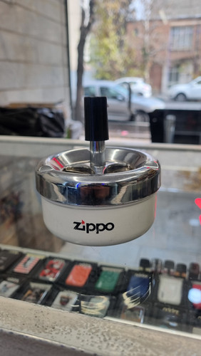 خرید زیر سیگاری درب فشاری چرخشی زیپو