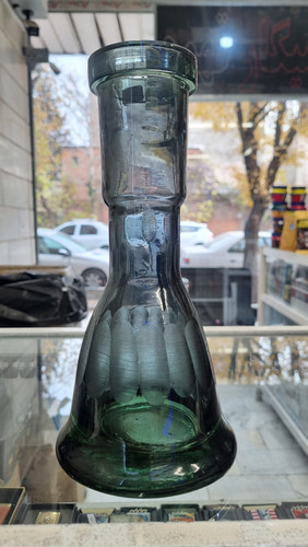 خرید شیشه قلیان سبز ساده