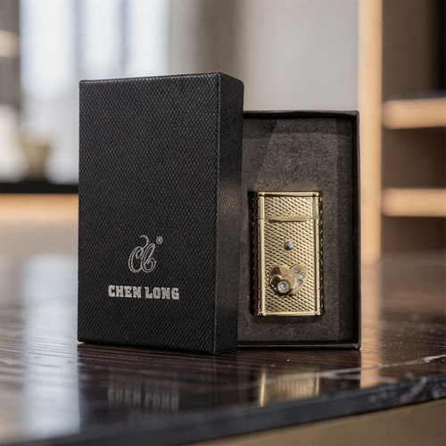 خرید فندک اتمی قلبی طلایی