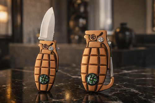 خرید فندک اتمی طرح نارنجک مسی