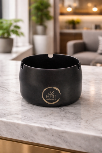 خرید زیر سیگاری مشکی ساده