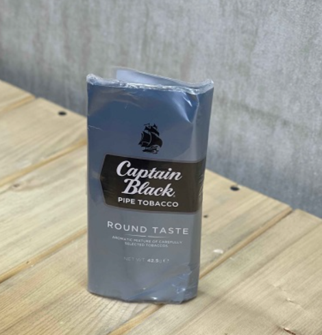 خرید توتون پیپ کاپیتان بلک آبی (Captain Black Round Taste Pipe Tobacco)