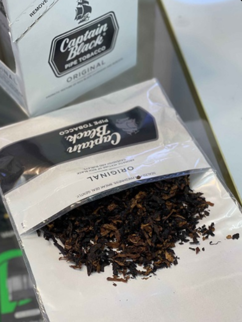توتون پیپ کاپیتان بلک سفید (Captain Black original Pipe Tobacco)
