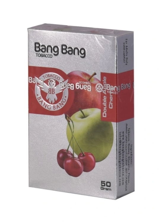 خرید تنباکو دوسیب آلبالو بنگ بنگ 50 گرمی