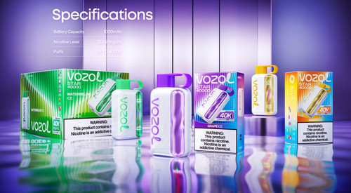 خرید پاد یکبارمصرف STAR 40000 پاف ووزول بلوبری توت فرنگی انار