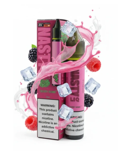 خرید سالت بمب تمشک 35 میلی گرم نستی