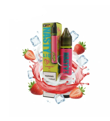 خرید سالت توت فرنگی یخ 35 میلی گرم نستی