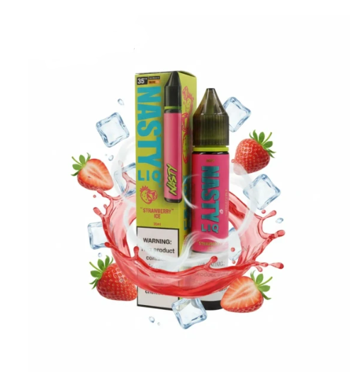 خرید سالت توت فرنگی یخ 35 میلی گرم نستی