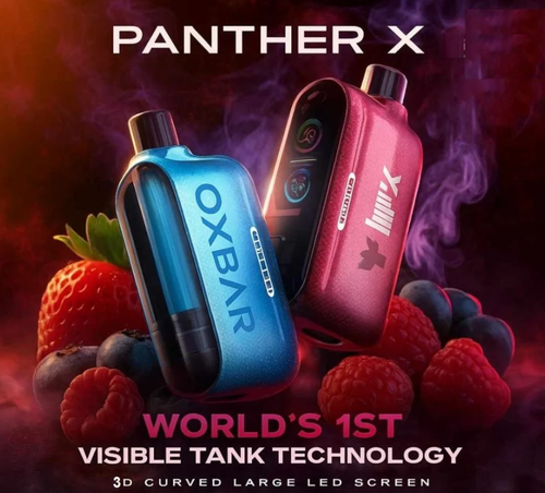 خرید پاد یکبارمصرف 50,000 پاف oxbar بلوبری توت فرنگی