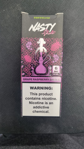 خرید جویس انگور تمشک قلیونی 6 میلی گرم نستی