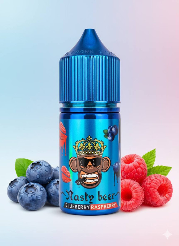 سالت نستی بیر بلوبری رزبری 35 میلیگرم | Nasty Bear Blueberry Raspberry Salt mg35