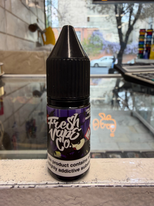 سالت 20 میلیگرم 10 میلی لیتر با طعم بلک کارنت و سیب، PURPLE DISTRICT برند Fresh Vape