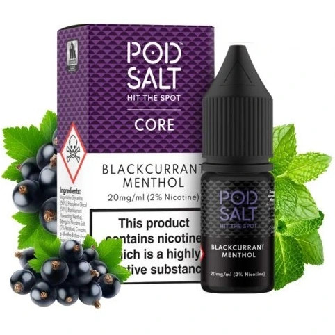سالت انگور فرنگی سیاه نعنا پادسالت حجم 10 میلی لیتر نیکوتین 25 میلی گرم/// Pod Salt BLACKCURRANT MENTHOL 10ml/25mg