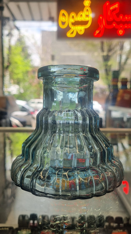 خرید شیشه قلیان کوچک آبی